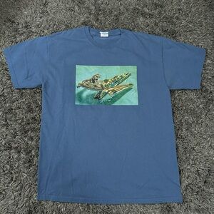 Car Nash Flying Lady Goddess Blue Tee